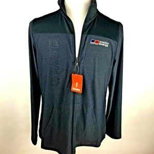 Elevate Jacket NWT Women's XL Full Zip Charcoal Long Sleeve Company Name